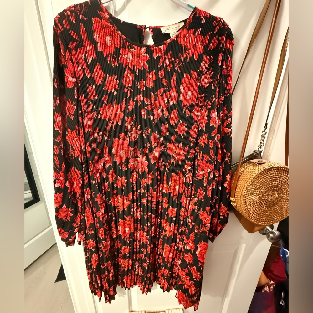 Philosophy Red Floral Dress